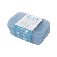 タケヤ 保存容器 800ml ライトパック セカンド クリア 1セット(2個入)