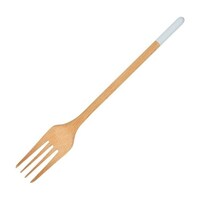 サンライフ フォーク 21cm note パスタフォーク 天然木 ホワイト