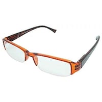エール 老眼鏡 シニアグラス ハーフリム メンズ レディース リーディンググラス 軽量 +1.00