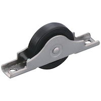 スギコ ステン枠 黒ナイロン戸車 平型 30mm TO174DSH30