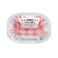 大和物産 おかずカップ 角 40枚入 ダイヤ柄