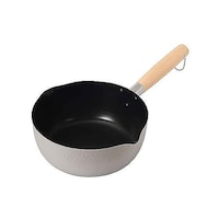 パール金属 雪平鍋 20cm ガス火専用 エレット アルマイト加工 内面ふっ素加工 HC1004