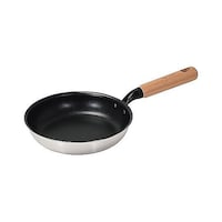 パール金属 フライパン 20cm IH対応 ファストクック+ 2層鋼ダイヤモンドコート 木柄 HC0885