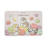 ヨコズナクリエーション バスマット 40×60cm モフサンド 珪藻土入り ソフトバスマット mofusand マカロンにゃん