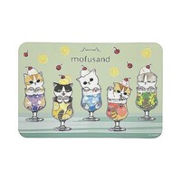 ヨコズナクリエーション バスマット 40×60cm モフサンド 珪藻土入り ソフトバスマット mofusand クリームソーダにゃん