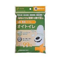 和弘プラスチック工業 緊急トイレ 抗菌 簡易トイレ オイトイレ 10回分 袋入り コンパクト