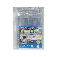 MEIWA 間仕切シート 遮熱 透明 間仕切りシート 180×270cm TSS1827