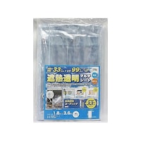 MEIWA 間仕切シート 遮熱 透明 間仕切りシート 180×360cm TSS1836