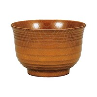 ミタニコーポレーション 汁椀 レンジ千段欅杢目汁椀