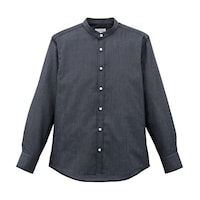 ボンマックス バンドカラー長袖シャツ