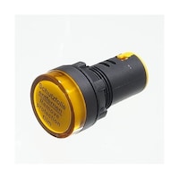 YIJIA φ22LEDパイロットランプ(黄色・12V) AD1622DS12VY