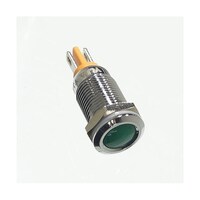 YIJIA φ10LEDブラケット(緑色・12V) GQ10AD/J/N12VG