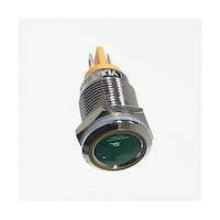 YIJIA φ12LEDブラケット(緑色・24V) GQ12AD/J/N24VG