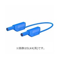 Staubli プラグ付きテストリード(絶縁カバー付き/1000mm/黒) 28.012410021