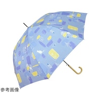 ミクニ MKN 耐風ジャンプ傘 60cm ペインティングCAT ライトブルー S1112571
