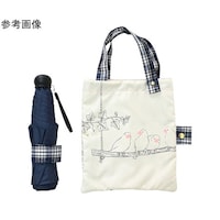 ミクニ MKN 55cm耐風楽ミニ傘 文鳥 ネイビー S2113004