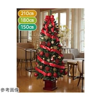 アズワン スクエアベース スリムクリスマスツリーセット