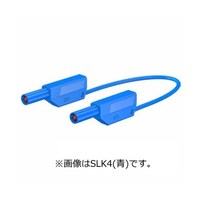 Staubli プラグ付きテストリード(絶縁カバー付き、200mm、赤) SLK425E200RD