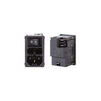 Schurter INLET IEC スイッチ/ヒューズ 2ポール KM00.1105.11