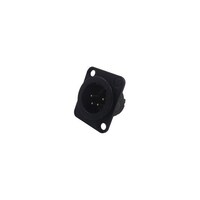 Neutrik プラグ XLR ブラック 4ポール NC4MDLXB