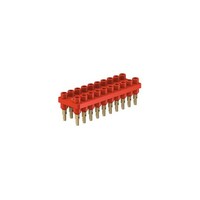 Staubli ソケット 20 ポール 12MM レッド 63.935822