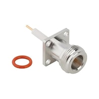 Amphenol RF RF コネクタ N ストレート ジャック パネル 172224