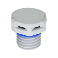 Amphenol LTW ベント M12 センサー コネクタ グレー VENTPS1NGYN8001.