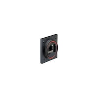 EVERGREEN カプラー RJ45 ジャック 8POS CAT6A フランジ PX0890