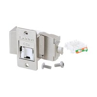 エルコム RJ45 コネクタ ジャック 8P8C 1ポート クリンプ ECFRJTLC5ESPOE