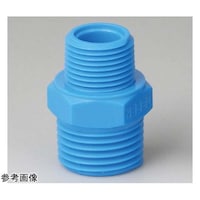 アズワン TEFEN ナイロン66 ネジ継手 異径ニップル R3/8×R1/8 NRHN1006