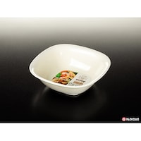 ナカヤ化学産業 レンジ角鉢 白 K3881