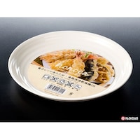 ナカヤ化学産業 ほのか 丸皿 白 K4701