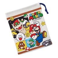 スケーター コップ袋 巾着袋 キャラクター 子供 スーパーマリオ23 ※2個以上から注文可能(販売価格は1個単位の価格)