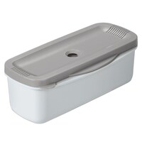 スケーター スチームパスタメーカー 電子レンジ対応 計量機能付き グレー