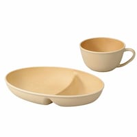 カノー プレート カップ earth color ビストロセット 2個セット アイボリー