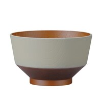 カノー 汁椀 和の色 抗菌 キッズ 亜麻色 ※2個以上から注文可能(販売価格は1個単位の価格)