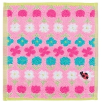 キッズ柄タオルハンカチ てんとう虫 100枚入