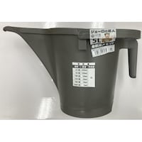 第一ビニール ジョーロの達人 ストーングレー 5L 計量 バケツ