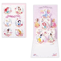 ホールマーク お誕生祝カード立体プリンセス/キラキラケーキ 1セット(6枚入)