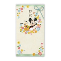 ホールマーク 祝儀袋ディズニーお祝ミッキー花飾り 1セット(6枚入)