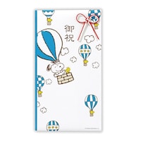 ホールマーク 祝儀袋スヌーピー御祝気球青 1セット(6枚入)
