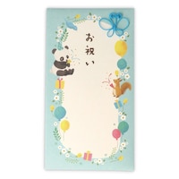 ホールマーク 祝儀袋御祝アニマル青 1セット(6枚入)