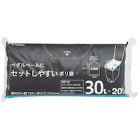 新輝合成 ペダルペールにセットしやすいポリ袋30L 20枚入×30