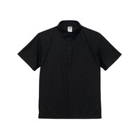 C.A.B. CLOTHING ドライカノコポロシャツボタンダウン ブラック 4L ※2着以上から注文可能(販売価格は1着単位の価格)
