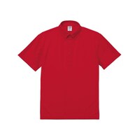 C.A.B. CLOTHING ドライカノコポロシャツボタンダウン レッド M ※3着以上から注文可能(販売価格は1着単位の価格)