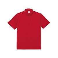 C.A.B. CLOTHING ドライカノコポロシャツボタンダウン レッド XL ※3着以上から注文可能(販売価格は1着単位の価格)
