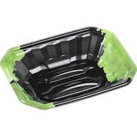 エフピコ メガプレート2015(37) 黒リーフ×18