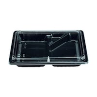 エフピコチューパ 弁当容器 松花堂 201 黒セット チューパ×6