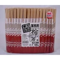 やなぎプロダクツ 割箸 和さびや桧元禄箸 100膳入×30