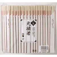 やなぎプロダクツ 割箸 茶線白樺元禄箸 200膳 やなぎプロダクツ×20